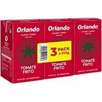 Los mejores  - Orlando Tomate Frito Clásico - Pack de 3 x 210 g - Total : 630 g